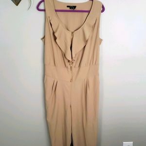 Tan jumpsuit